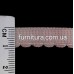 Резинка станова 1 см персикова