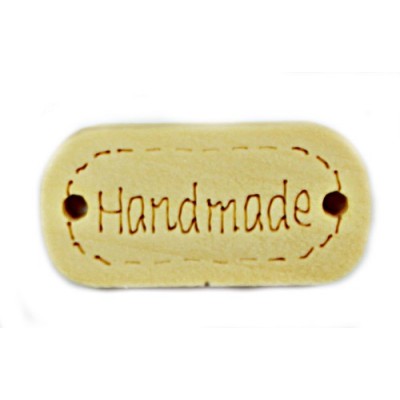Дерев'яний декор "Hand Made", 12х23 мм