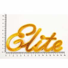 Аплікація клейова текст з паєток Elite
