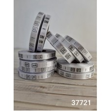 розмірник накатаний сатиновий 1см/50м, білий - L